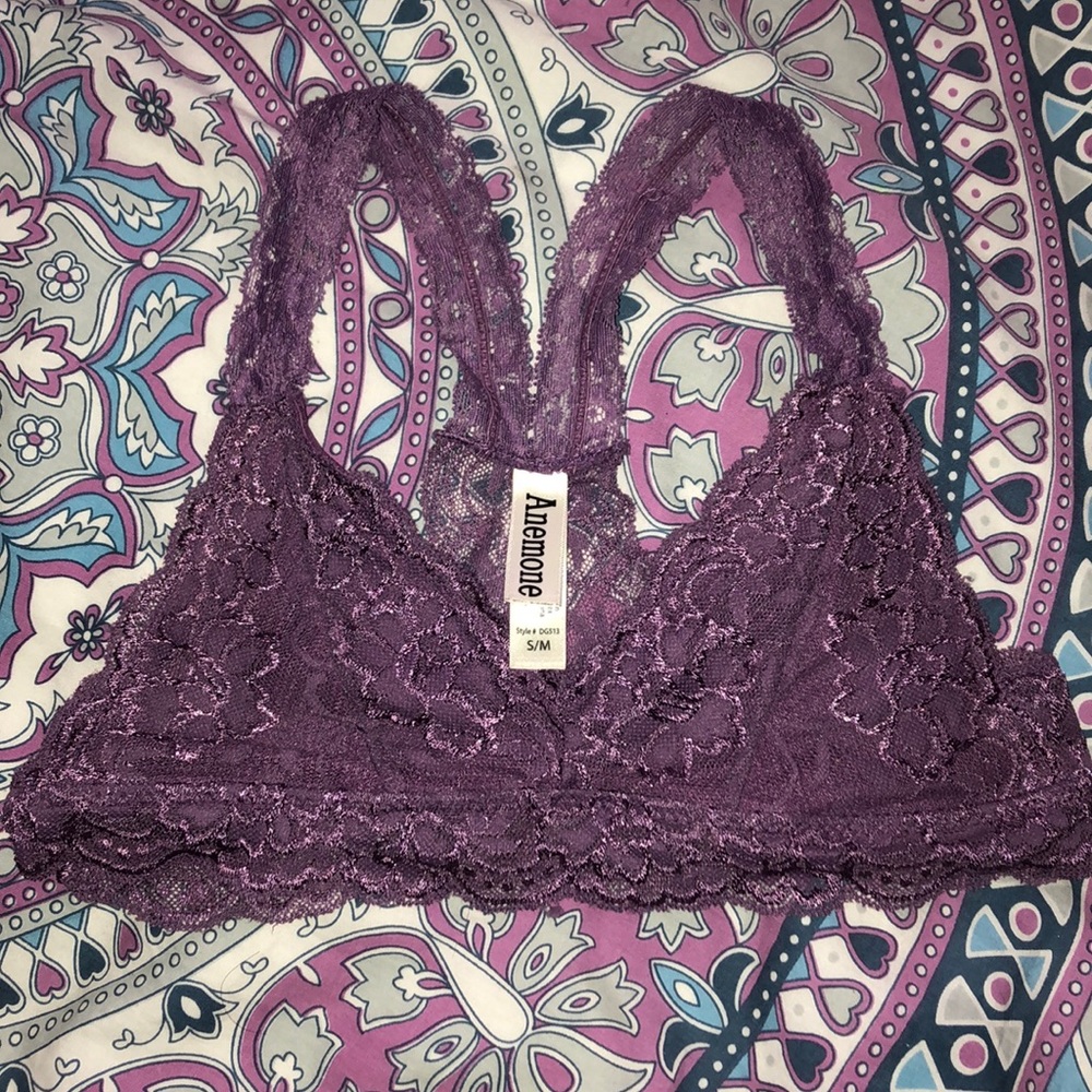 S/M purple lace bralette 💜